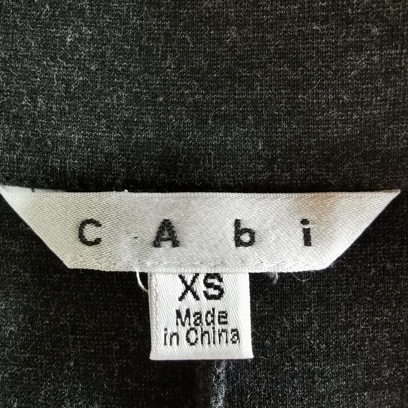 Cabi 1-Button Stretch Knit Coat in Dark Heathered Grey - Sz XS Open To Offers - Picture 8 of 10